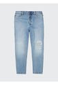 Jeans Mom Fit Desgastados  Adaptive Mujer Azul Tommy Hilfiger de Tommy Hilfiger
