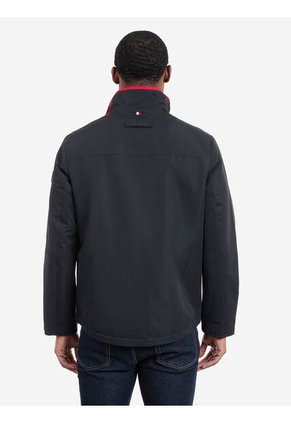 Chaqueta Negra Glenville Hipster Con Diseño Color Block Tommy Hilfiger