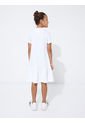 Vestido Camiseta Con Logo Niña Blanco Tommy Hilfiger de Tommy Hilfiger