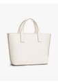 Bolso Blanco Tote Con Correa Cruzada Textil Tommy Hilfiger de Tommy Hilfiger