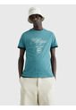 Camiseta Con Logo De Corte Slim Hombre Verde Tommy Hilfiger de Tommy Hilfiger