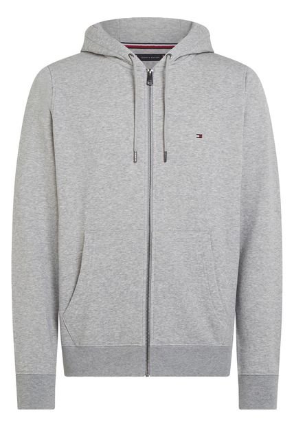 Chaqueta Con Gorro Hombre Gris Tommy Hilfiger