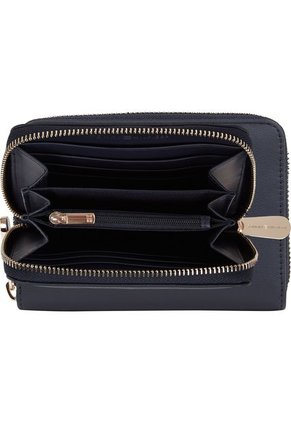 Billetera Azul Pequeña Con Logo Tommy Hilfiger