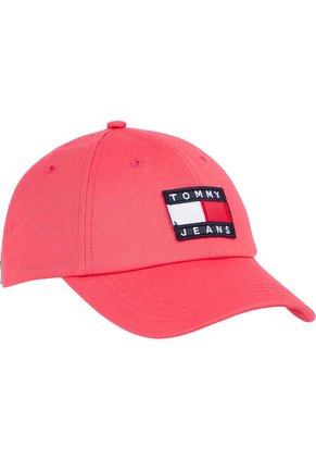 Gorra Heritage De Algodón Orgánico Mujer Rosa Tommy Hilfiger