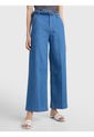 Jeans Anchos De Talle Alto Con Cinturón Mujer  Tommy Hilfiger de Tommy Hilfiger
