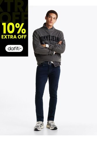 Jeans Azul Austin De Corte Slim Tapered Tommy Jeans Tommy Hilfiger
