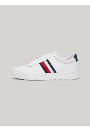 Tenis Blanco Deportivas Con Suela Dentada Tommy Hilfiger