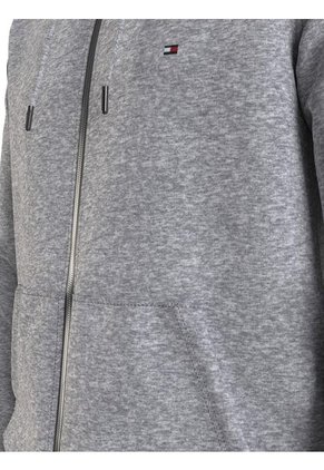 Chaqueta Con Gorro Hombre Gris Tommy Hilfiger