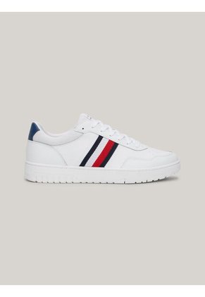 Tenis Blanco Deportivas Con Suela Dentada Tommy Hilfiger