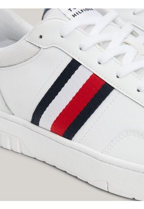Tenis Blanco Deportivas Con Suela Dentada Tommy Hilfiger