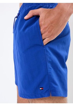 Pantaloneta De Baño Azul Con Cordón Ajustable Tommy Hilfiger