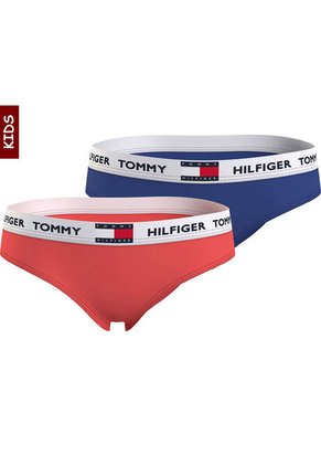 Pack De 2 Panties Tommy 85 Con Inscripción Niña Azul Hilfiger Tommy Hilfiger