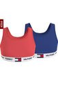 Pack De 2 Bralettes Tirantes Con Logo Niña Azul Tommy Hilfiger de Tommy Hilfiger