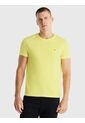 Camiseta Amarilla Essential Con Logo Tommy Hilfiger de Tommy Hilfiger