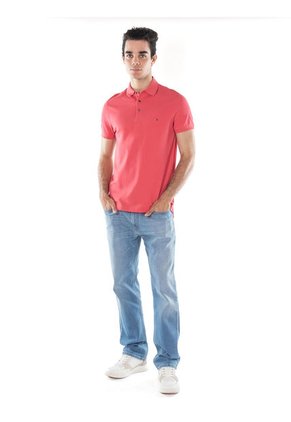 Saco Polo Para Hombre Rosa Tommy Hilfiger