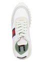 Tenis Deportivas Dentadas Color Block Mujer Blanco Tommy Hilfiger de Tommy Hilfiger