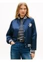Chaqueta Multicolor Bomber Que Repele El Agua Con Logo Tommy Hilfiger de Tommy Hilfiger