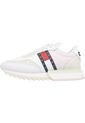 Tenis Deportivas Dentadas Color Block Mujer Blanco Tommy Hilfiger de Tommy Hilfiger
