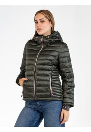 Chaqueta Verde Packable Ligera Tommy Hilfiger