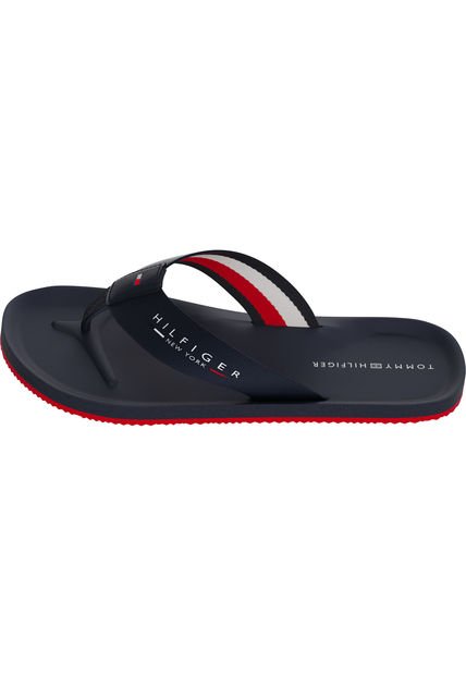 Sandalias Con Logos Hombre Azul Tommy Hilfiger