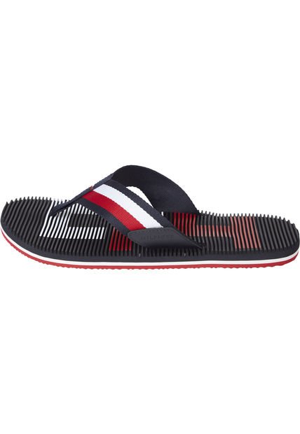 Sandalias Con Logo Bordado Hombre  Tommy Hilfiger