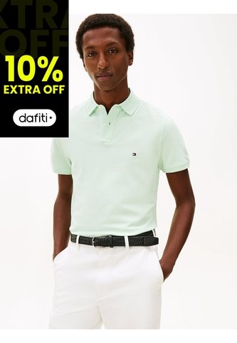 Polo Verde Claro 1985 De Corte Regular Tommy Hilfiger Tommy Hilfiger
