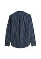 Camisa Azul A Rayas De Corte Amplio Tommy Hilfiger de Tommy Hilfiger