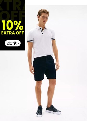 Bermudas Azul Oscuro De 7 Con Logo Tommy Hilfiger Tommy Hilfiger