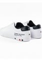 Tenis De Cuero Con Plataforma Hombre Blanco Tommy Hilfiger de Tommy Hilfiger