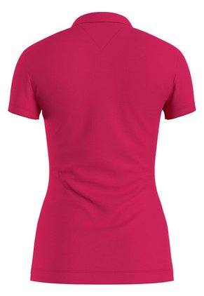 Polo De Corte Slim Rosa Tommy Hilfiger