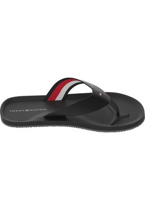 Sandalias Con Logos Hombre Negro Tommy Hilfiger