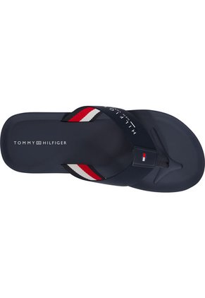 Sandalias Con Logos Hombre Azul Tommy Hilfiger