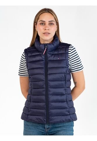 Chaleco Azul Acolchado Con Logo Bordado Tommy Hilfiger Tommy Hilfiger
