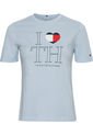 Camiseta Slim I Love Th Mujer Azul Tommy Hilfiger de Tommy Hilfiger