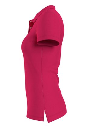 Polo De Corte Slim Rosa Tommy Hilfiger