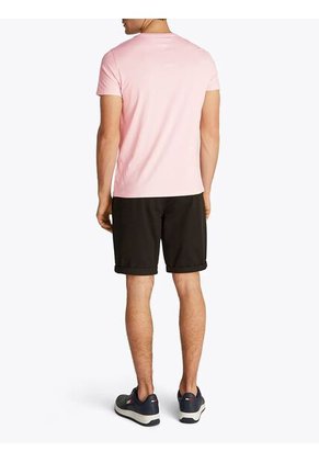 Camiseta Rosa Clásica Con Cuello Redondo Tommy Jeans