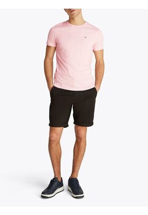 Camiseta Rosa Clásica Con Cuello Redondo Tommy Jeans