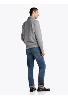 Saco Gris De Felpa Con Cremallera Tommy Hilfiger