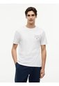 Camiseta Blanca De Cuello Redondo Con Logo Estampado Gráfico Tommy Hilfiger de Tommy Hilfiger