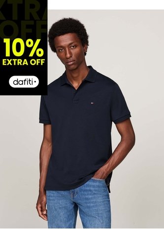 Polo Azul Essential De Corte Regular Con Logo Tommy Hilfiger Tommy Hilfiger