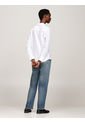 Camisa Blanca De Corte Regular Con Logo Bordado Tommy Hilfiger de Tommy Hilfiger