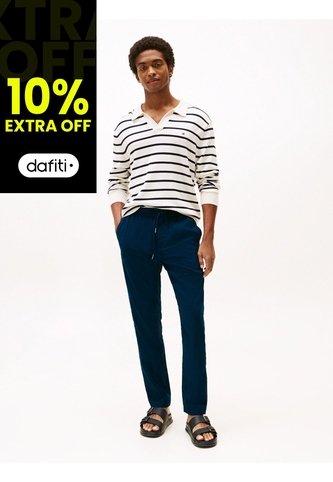 Pantalón Azul Marino Chino Harlem Con Pierna Cónica Tommy Hilfiger Tommy Hilfiger