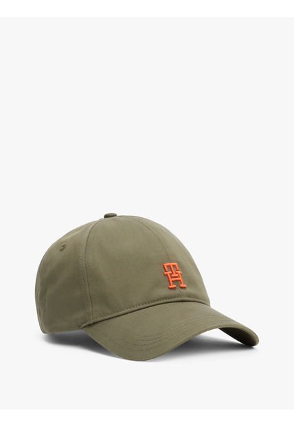 Gorra Verde De Béisbol Con Monograma TH A Contraste Tommy Hilfiger