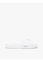 Sandalias Blanco De Lona Con Logo Bordado Tommy Hilfiger de Tommy Hilfiger