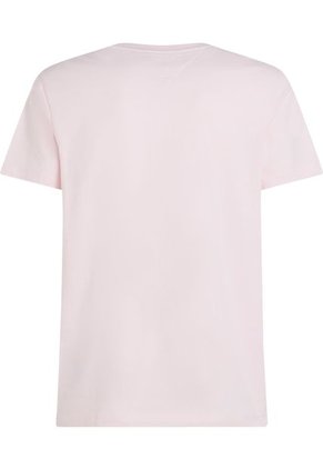Camiseta Rosa De Cuello En V Tommy Hilfiger