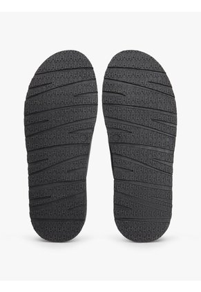 Sandalias Negro De Cuero Con Tiras Cruzadas Tommy Hilfiger