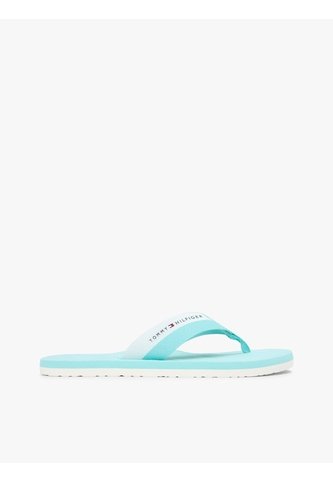 Sandalias Celeste Con Logos En Bajo Relieve Tommy Hilfiger Tommy Hilfiger