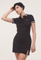 Vestido Negro-Blanco Tommy Jeans de Tommy Hilfiger