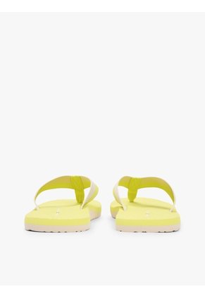 Sandalias Amarillo Con Logos En Bajo Relieve Tommy Hilfiger