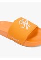Sandalias Naranja De Lona Con Logo Bordado Tommy Hilfiger de Tommy Hilfiger